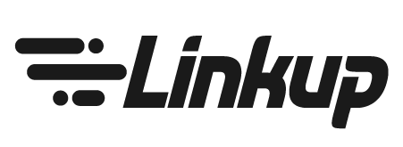 LinkUp logo black